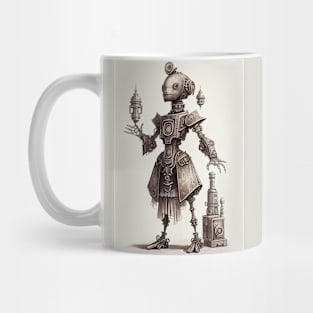 Steampunk Robot Companion Mug